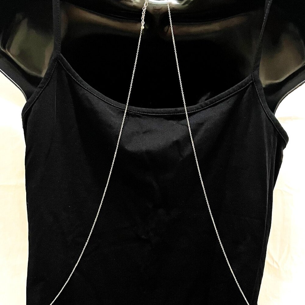 Glamorous Rhinestone Body Chain Necklace - Picture 3 of 4